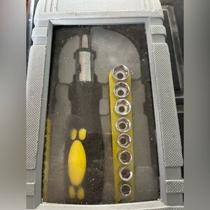 Yellow and Black Socket Set